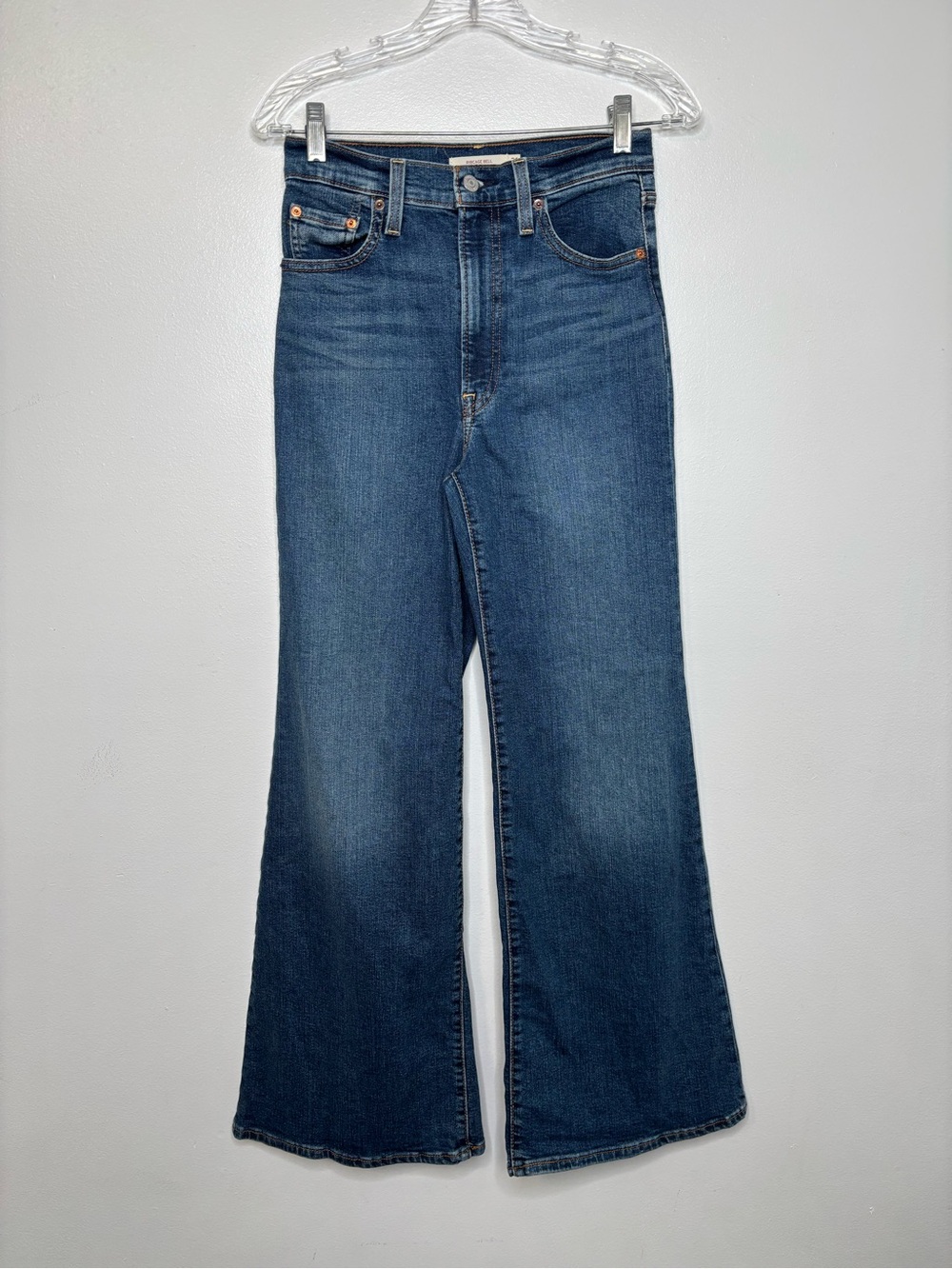 Levi’s Ribcage Bell Blue Jeans Size 26.